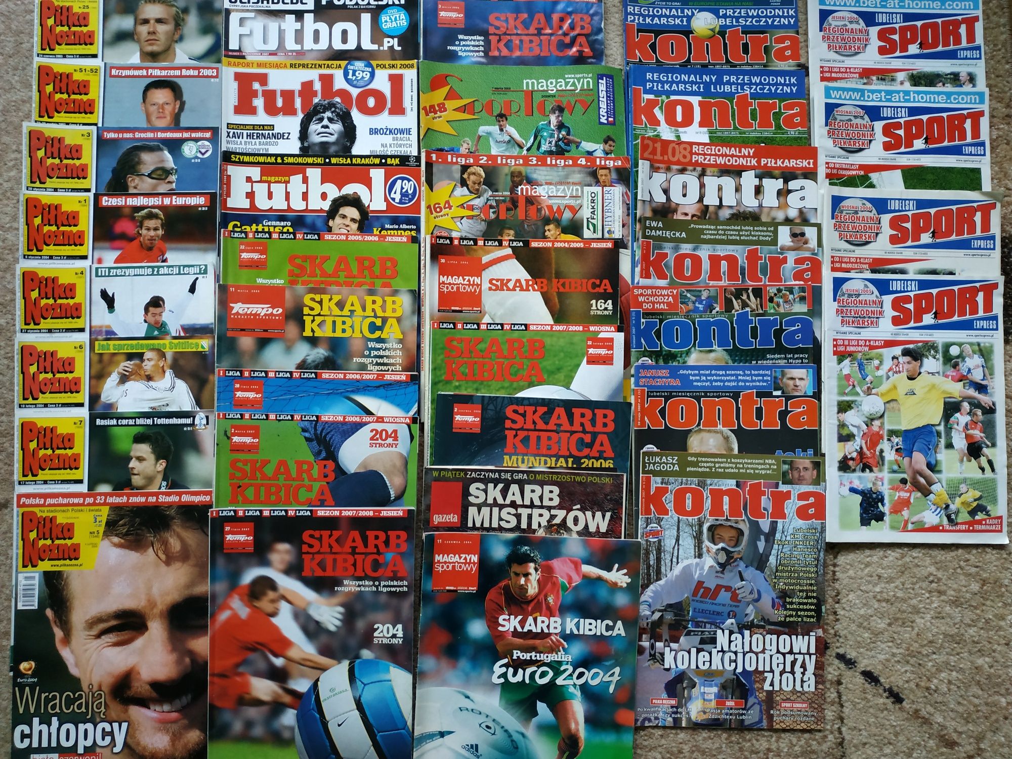 Gazety tygodniki Chip, Next, CD action, skarby kibica, Futbol