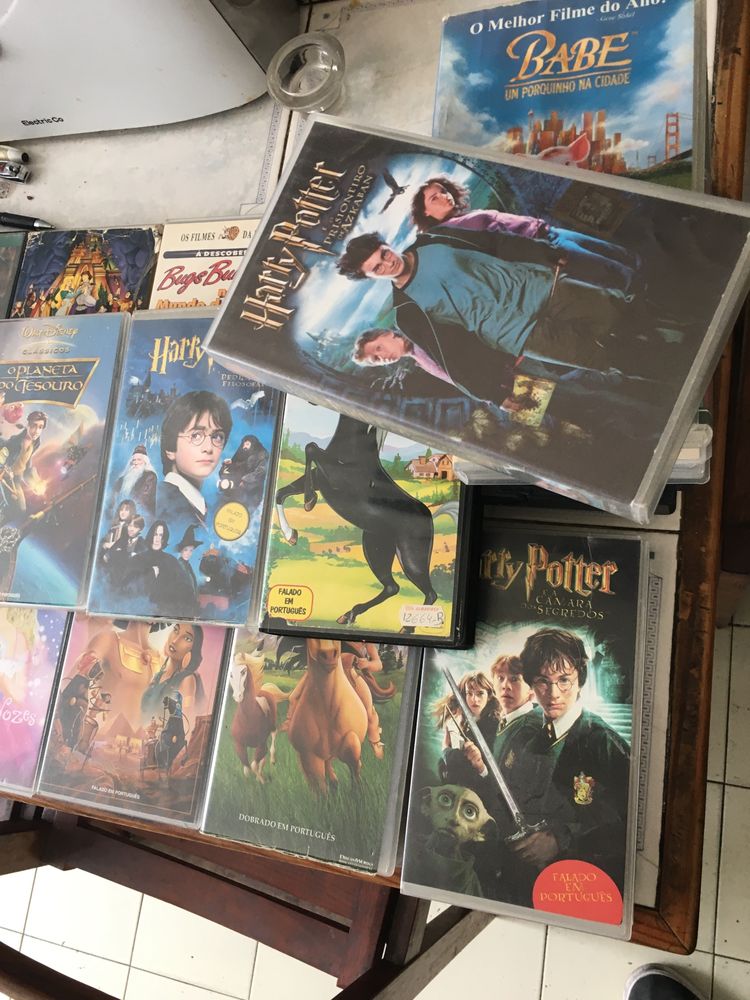 Lote Cassetes VHS Originais 50-Unidades