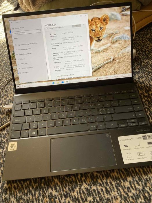 Asus ZenBook UX425J i7-1065G7 16 RAM  512 SSD