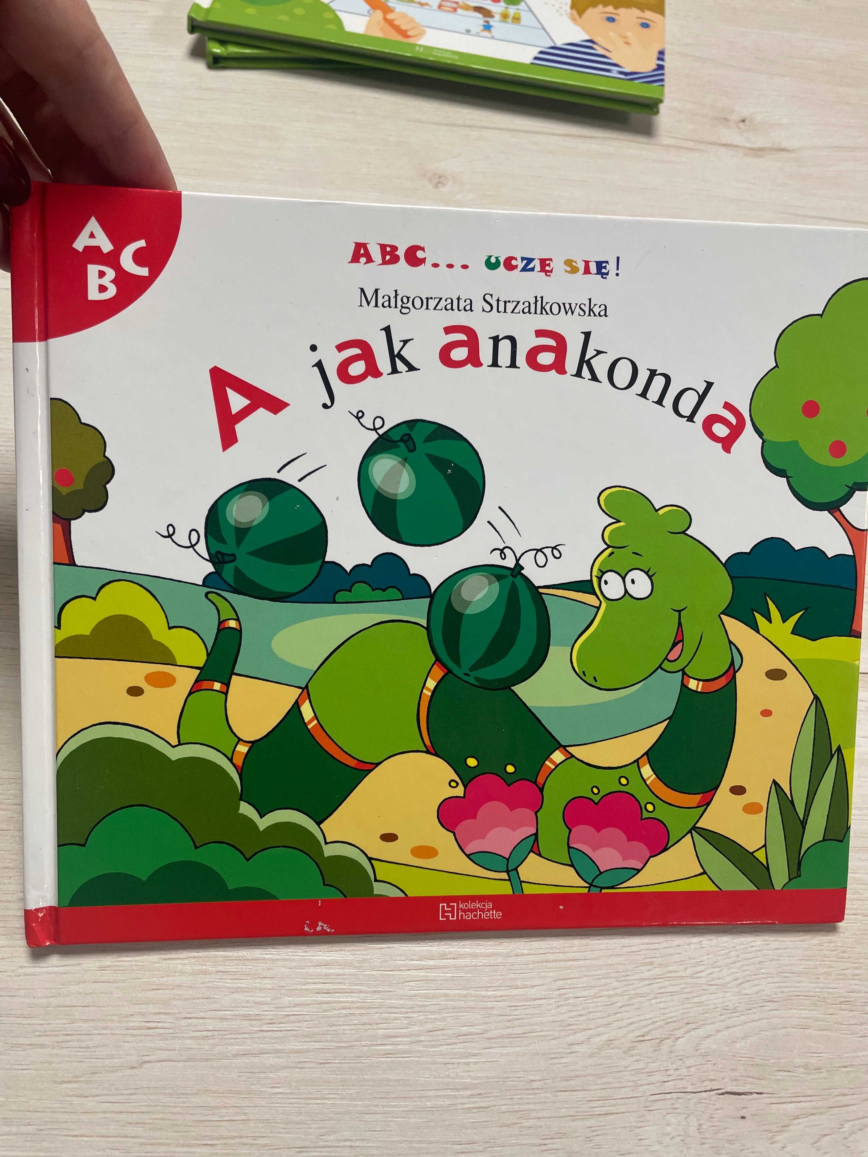książka z serii ABC uczę się "A jak anakonda"