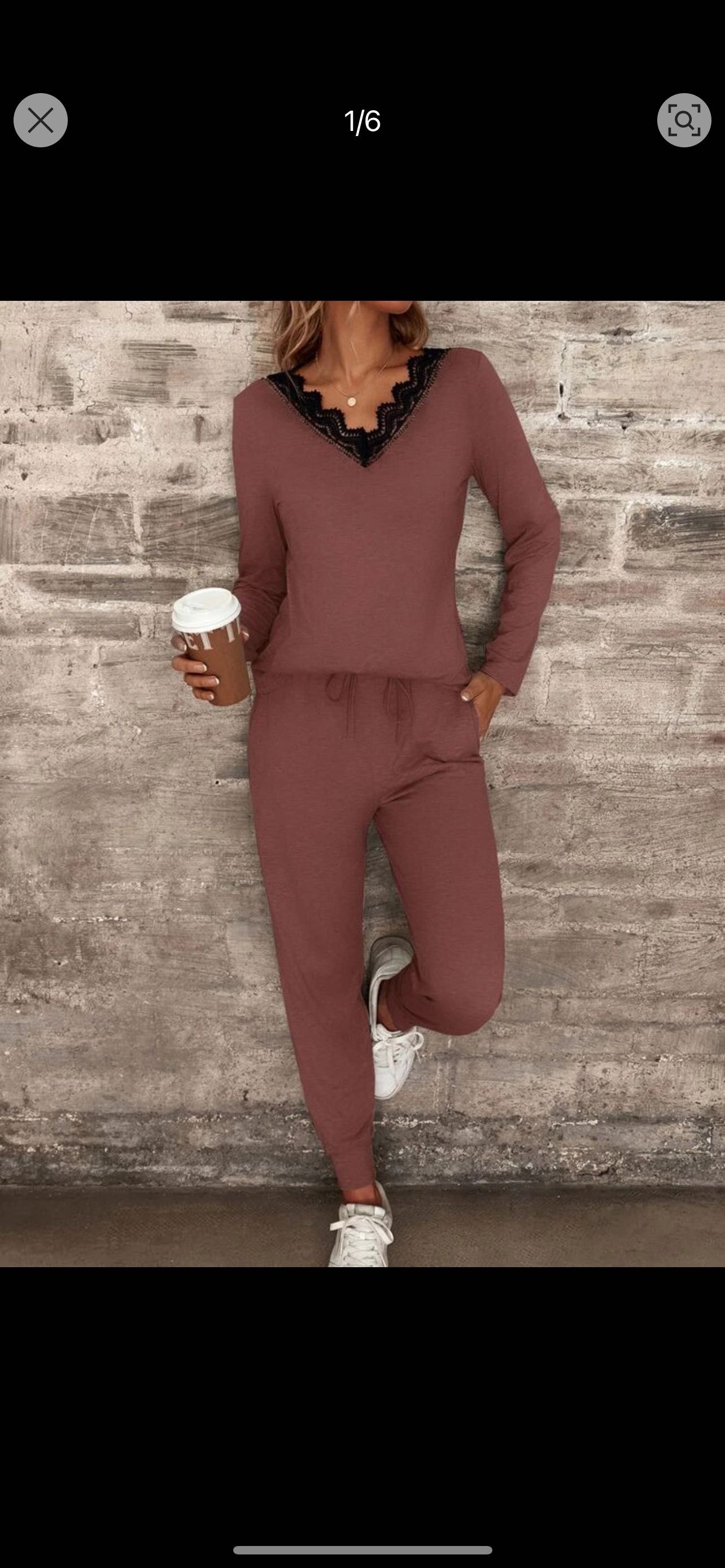 Nowy dres damski komplet bordowy bluzka spodnie oversize 36