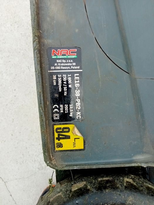 Sprzedam kosiarkę elektryczną 1600w