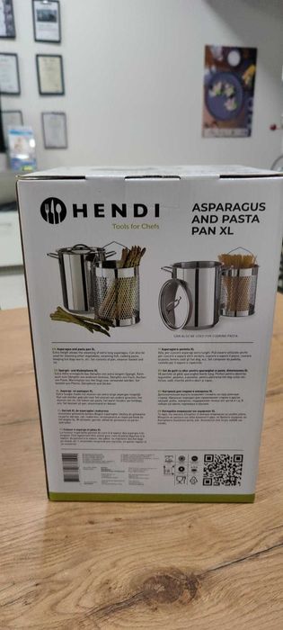 WYPRZEDAŻ EKSPOZYCJI - Garnek do szparagów XL - Hendi 833100 - nowy
