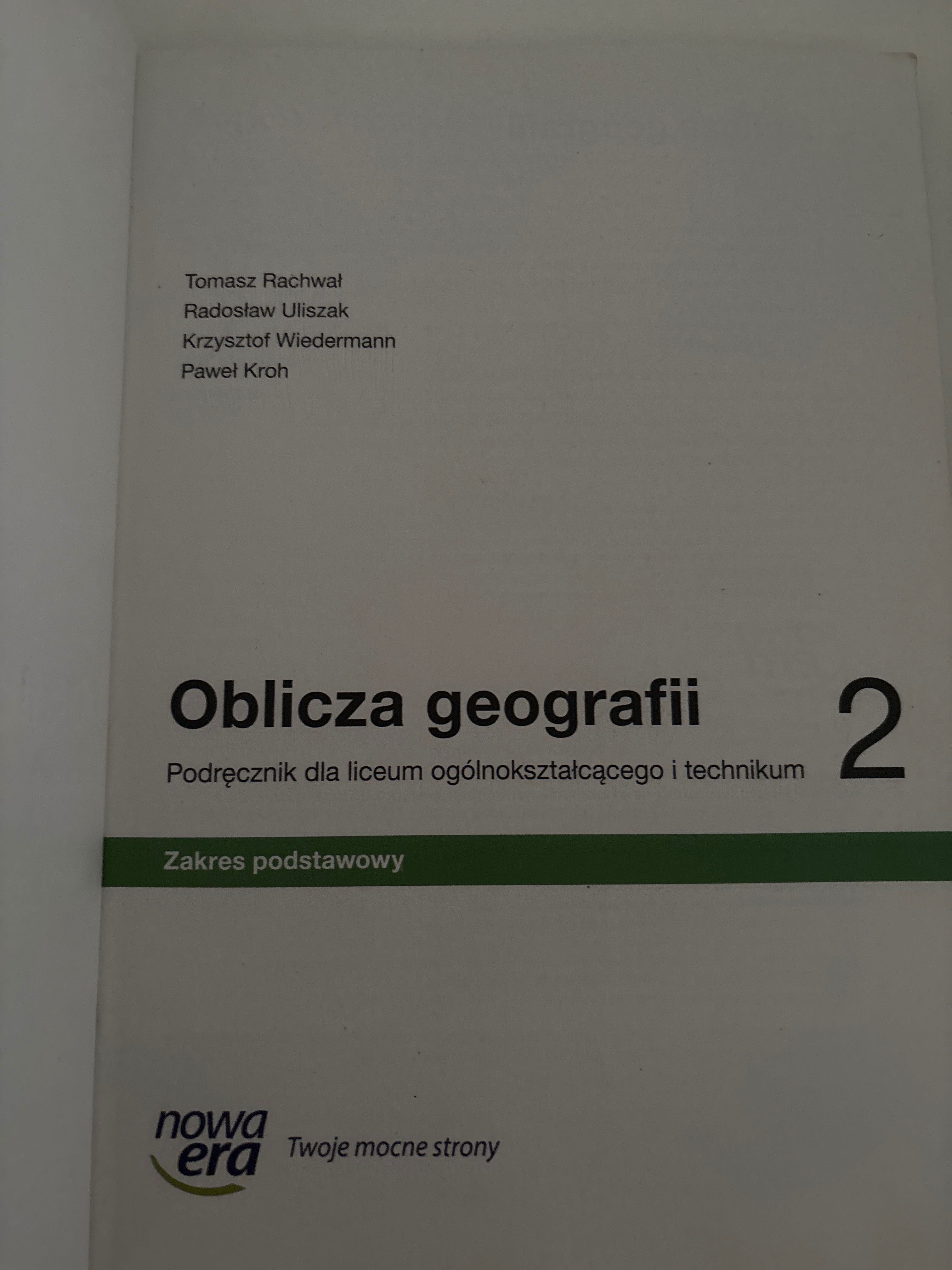 Podręcznik Oblicza geografii 2 zakres podstawowy