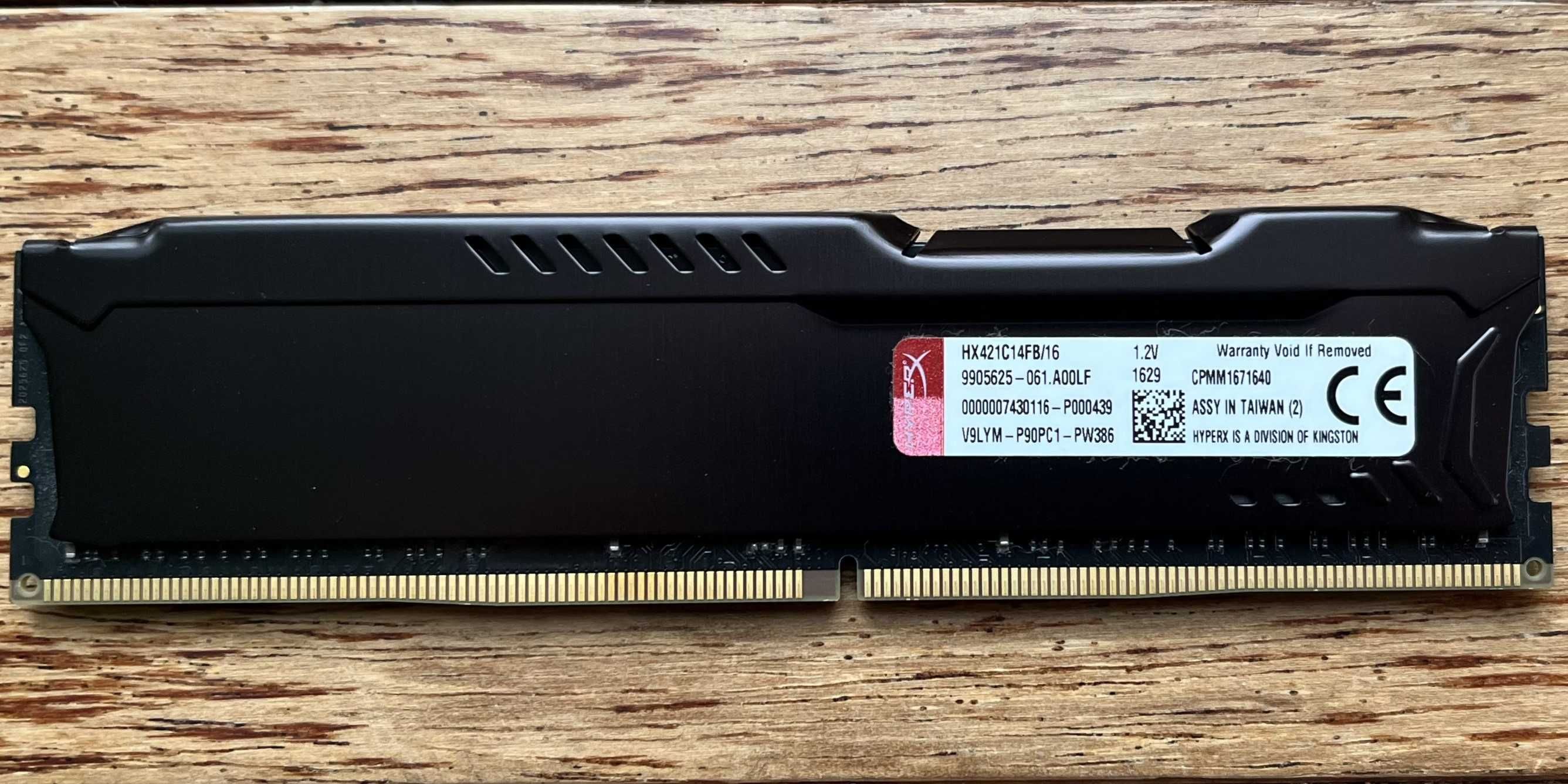 Pamięć RAM DDR4 Kingston HyperX 16GB 2133MHZ CL14 do starszych płyt