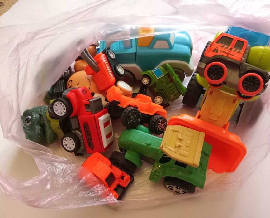 Пакет игрушек машинки для мальчика экскаватор джип Грузовичок Пик