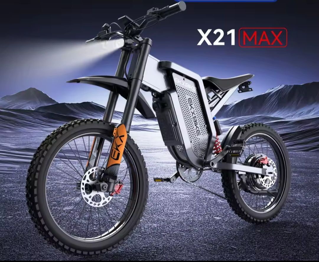 Продам  потужний електровелосипед X21 MAX 3000w 60v 30Ah
