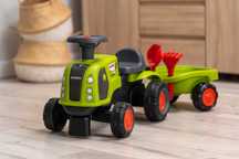 Falk Traktor Baby Claas klakson przyczepka grabki i łopatka 312CS NEW