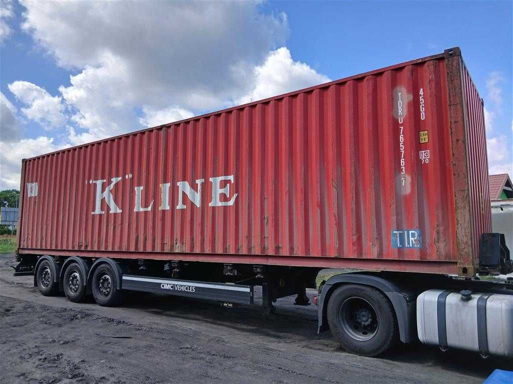 Używane kontenery 40’HC na sprzedaż sprawdzona jakość, najlepsza cena