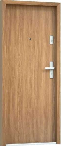 Drzwi wejściowe KR Center Bastion Standard STD-01 wewnątrz klat. L80N
