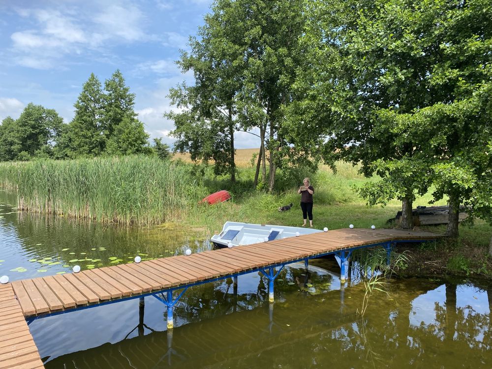 Domek do wynajecia nad prywatnym jeziorem, sprzęt wodny