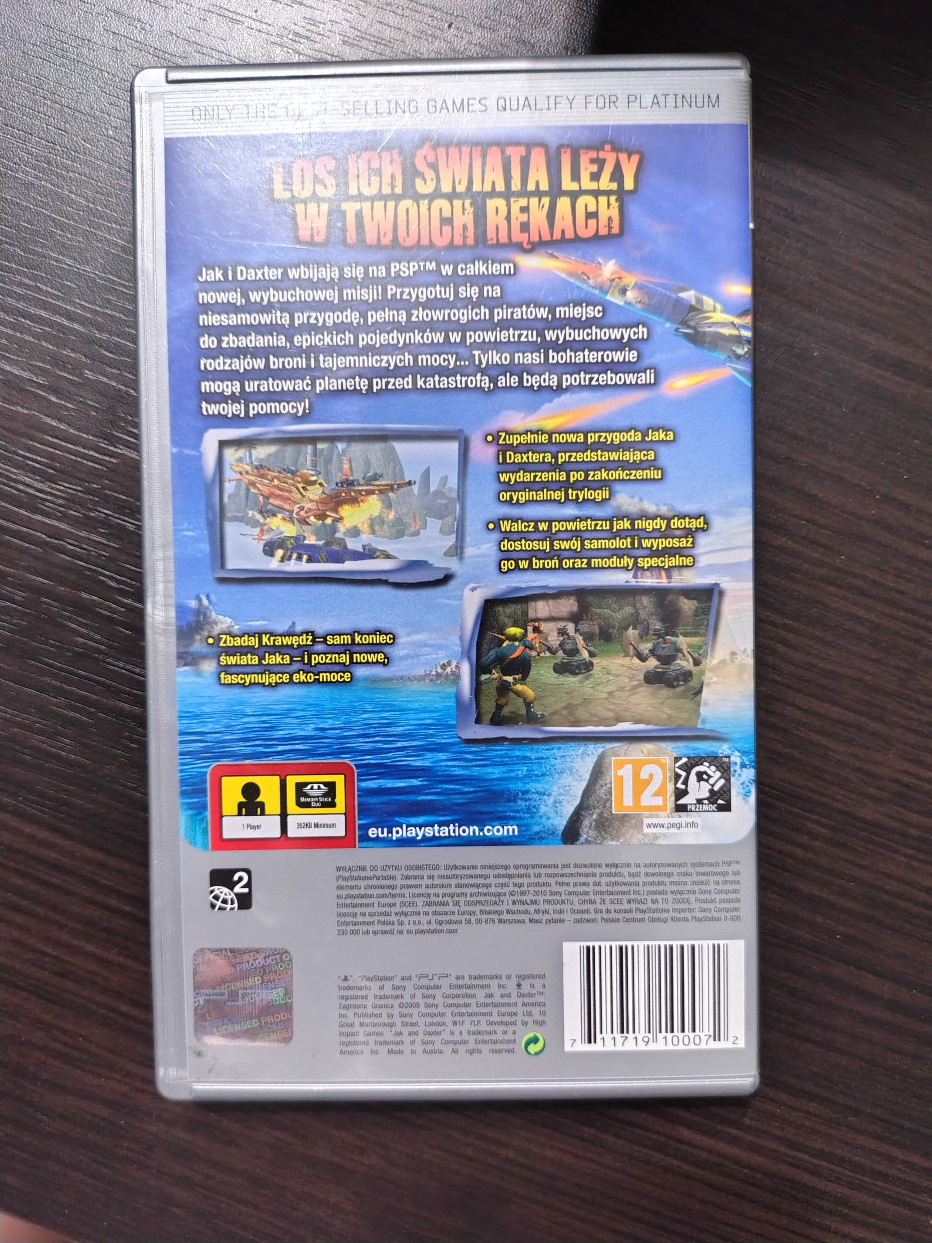 Jak and Daxter Zaginiona Granica Sony PSP