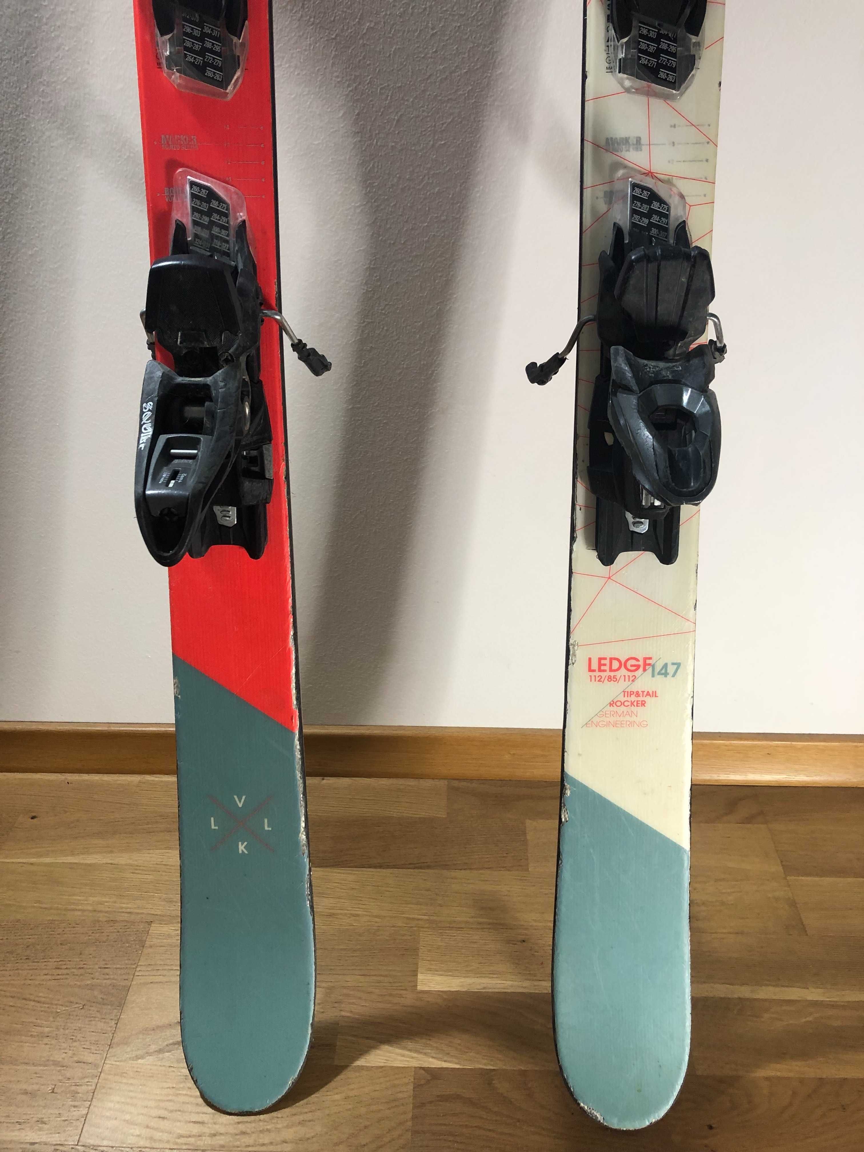 narty freestyle/freeride VOLKL LEDGE 147cm 2017