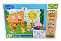 Trefl Puzzle Świnka Peppa 2 W 1 + Kolorowanka Eko