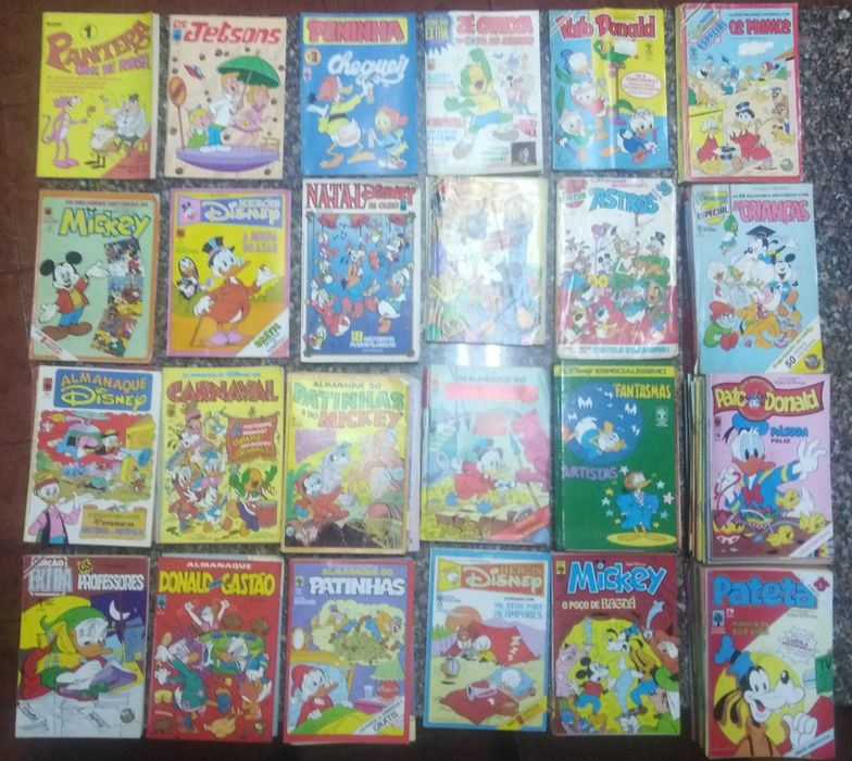 Banda desenhada Disney anos 80/90varios