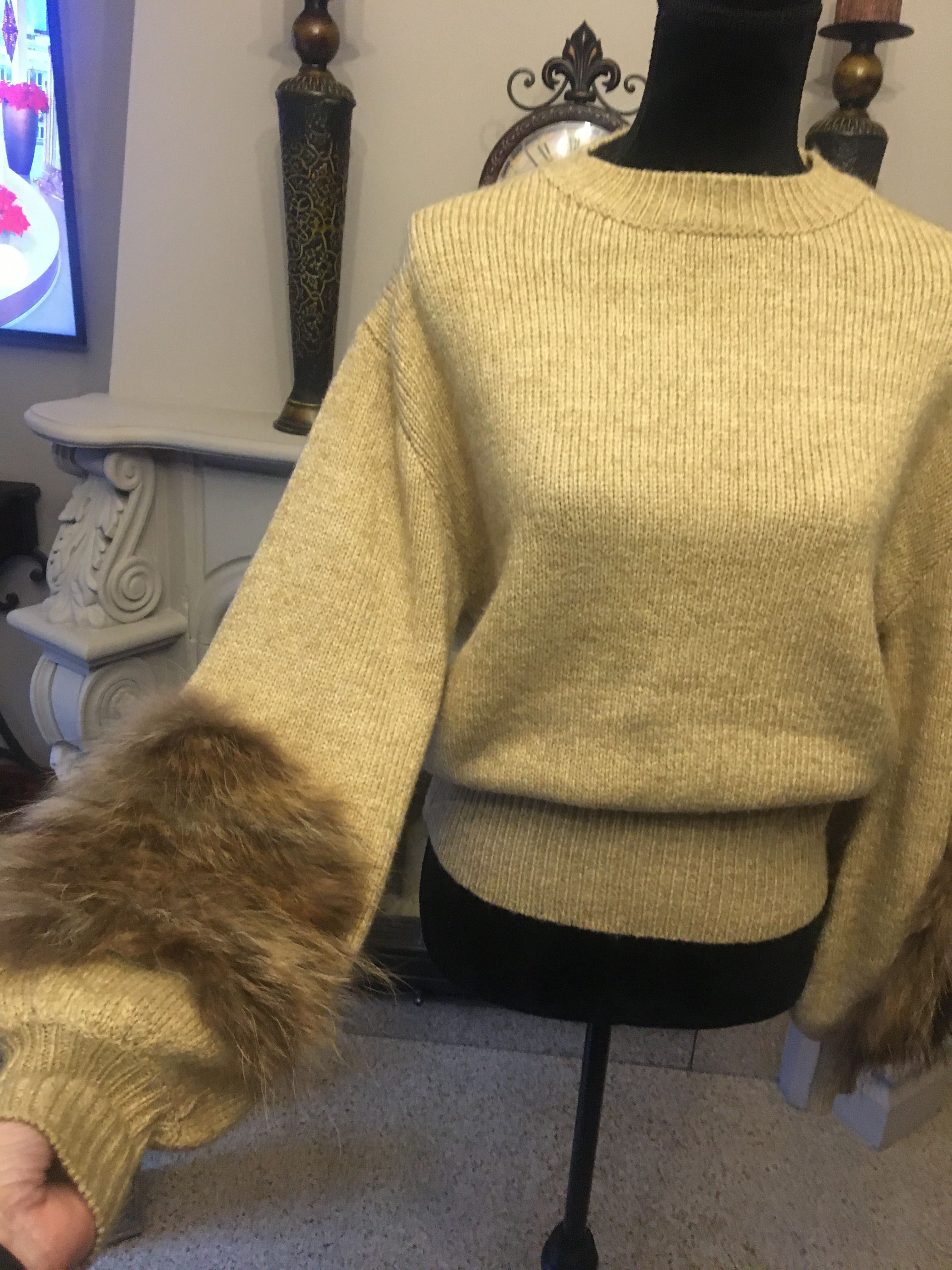 Sweter wełniany rozmiar s