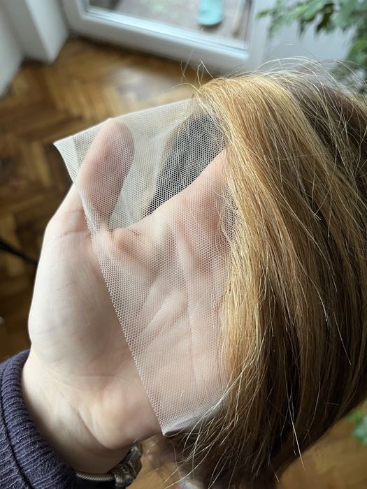 Peruka wlosy naturalne mikroskora balejaz pasemka