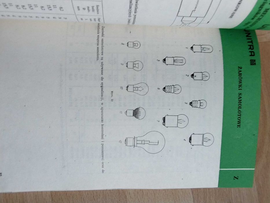 Katalog Unitra -  Elektryczne źródła światła 1971r IDEALNY