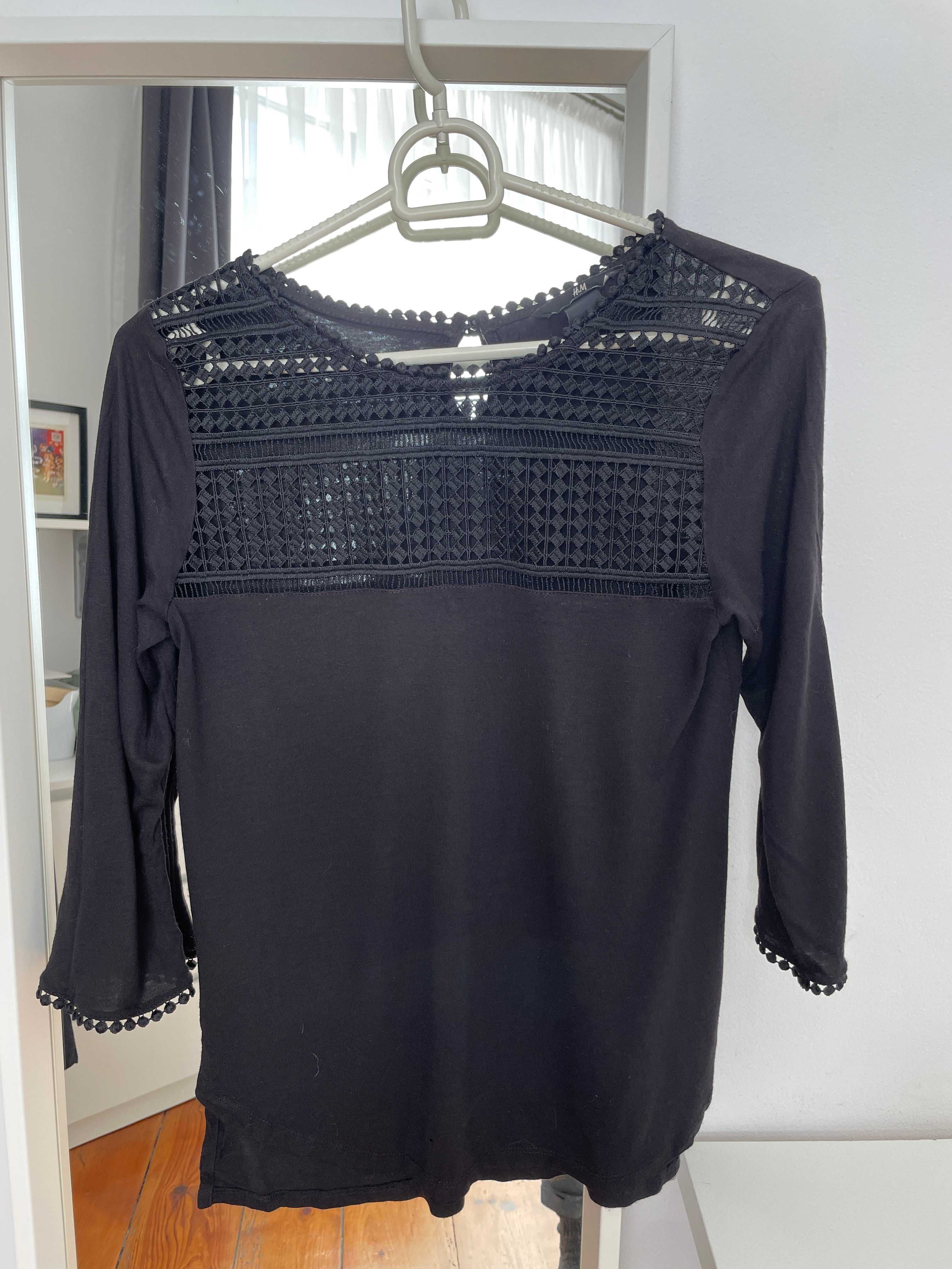 Bluzka z rękawem 3/4 H&M