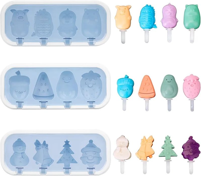 Foremki do lodów silikonowe