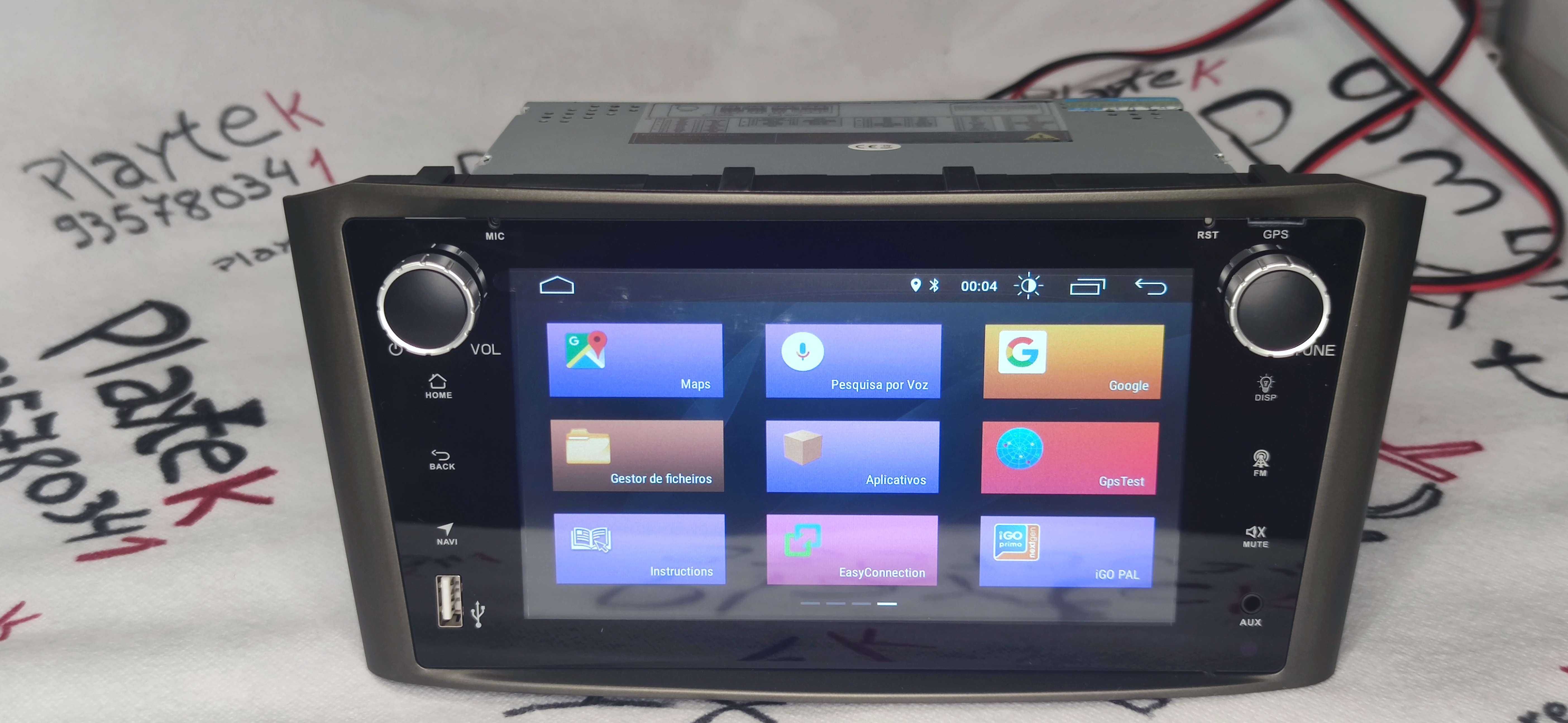 Radio 2 DIN Toyota Avensis T25 – Android 11 - Novo Garantia