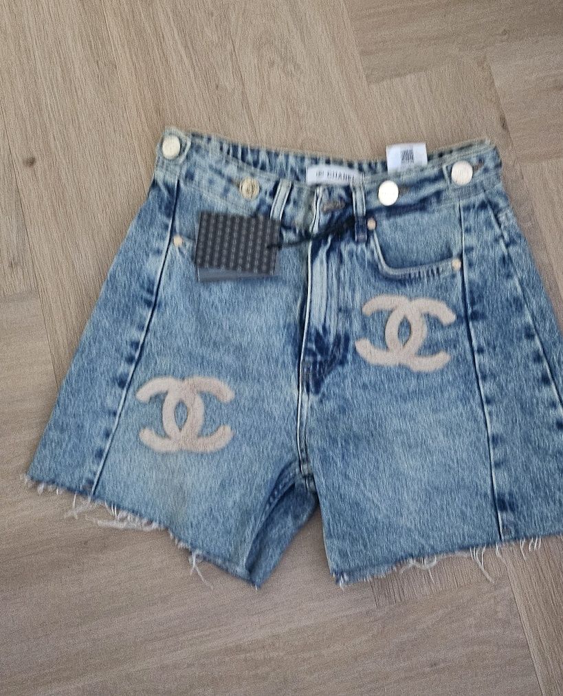 Spodenki dzinsowe chanel