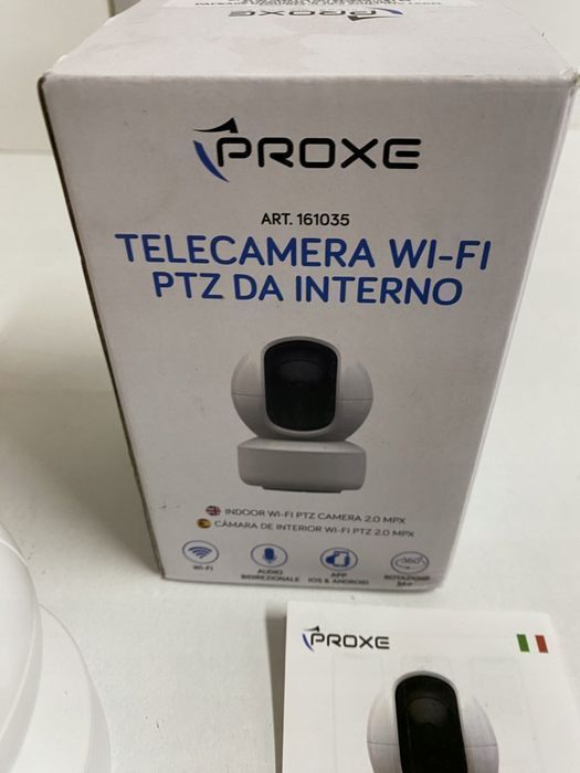 Proxe Wewnętrzna Kamera Ptz Wi-Fi 360°, Biała