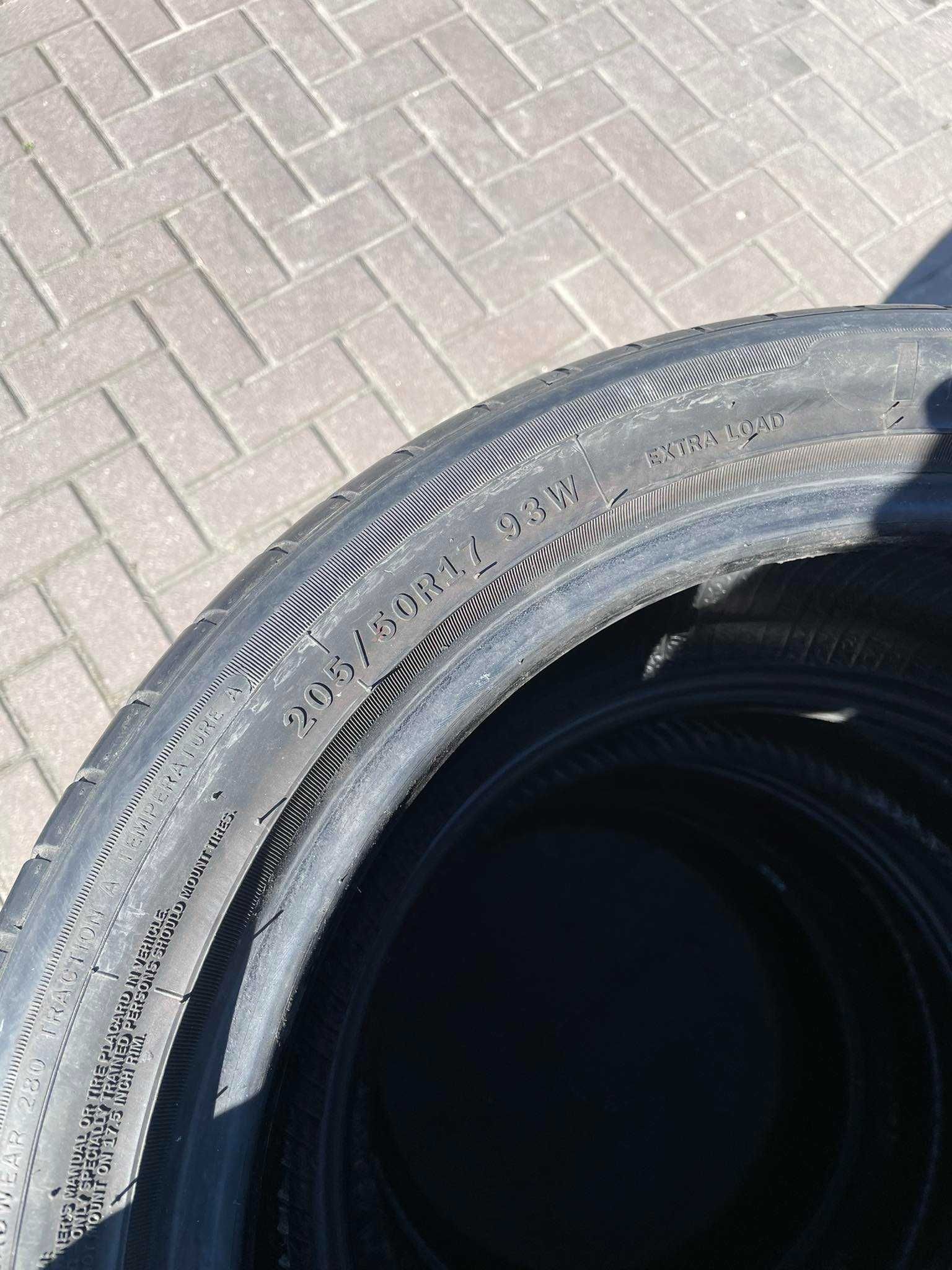 Opony letnie 205/50 R17 2020 rok