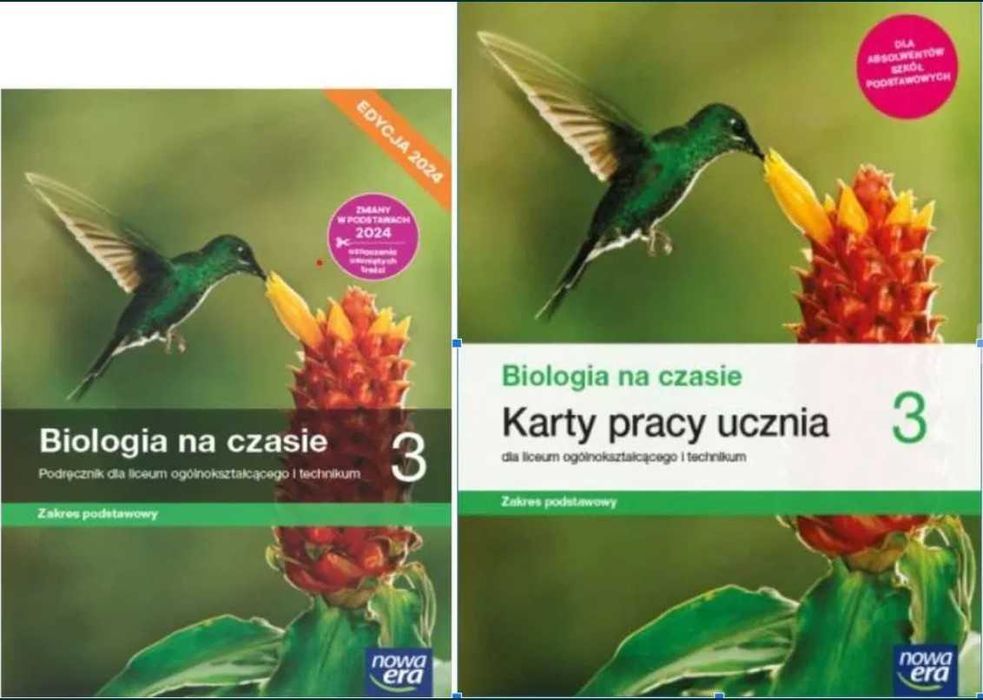 Zestaw/Biologia na czasie 3 ZP 2024 Nowa Era + Karty pracy