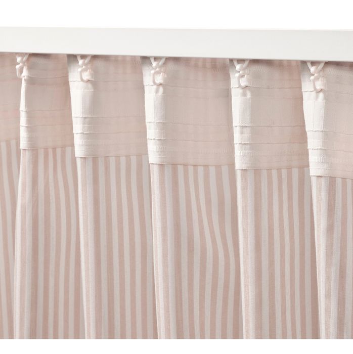 2 zasłony, firanki IKEA Bymott 120x300 NOWE. Komplet 2 sztuki. Firana.
