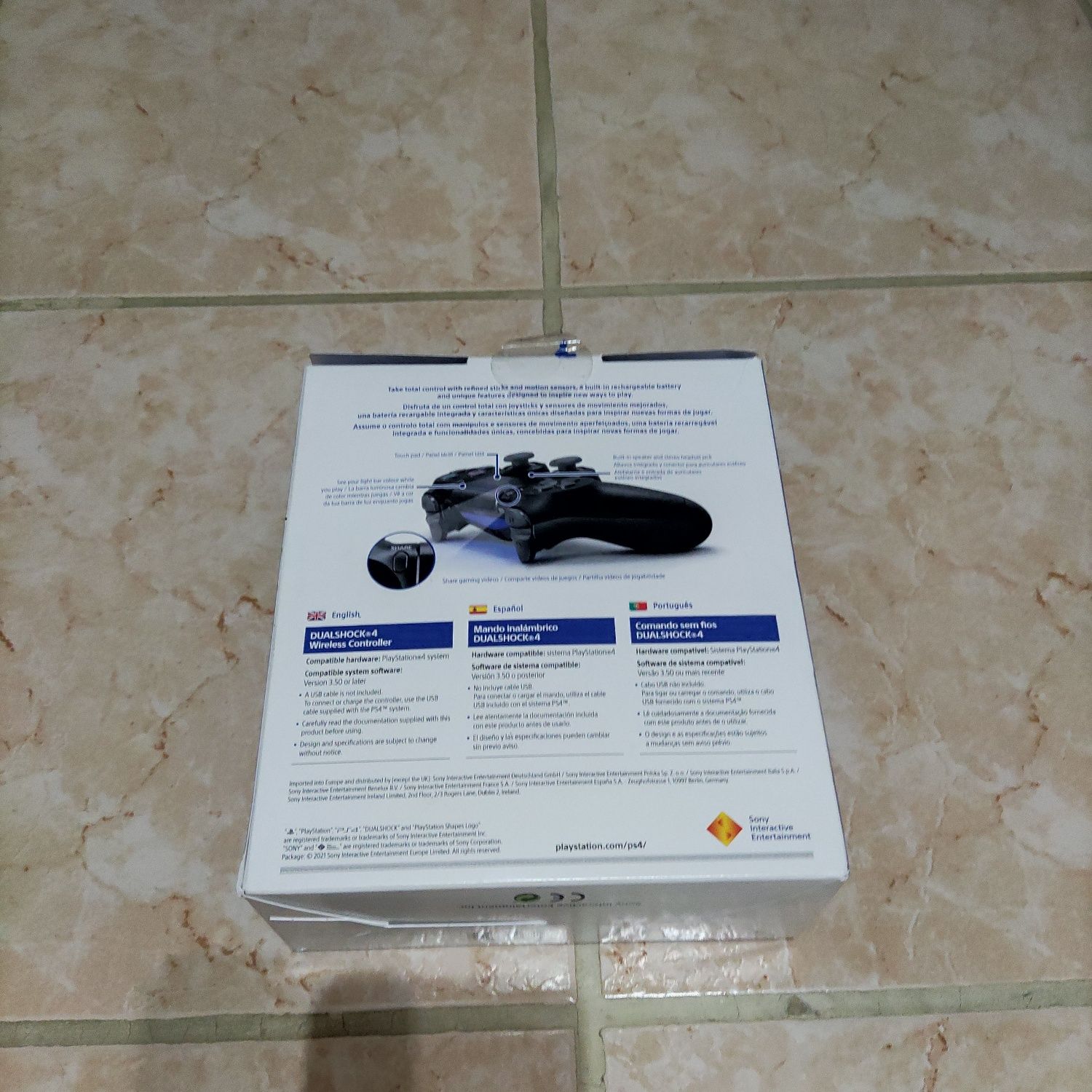 Caixa comando ps4 preto Original