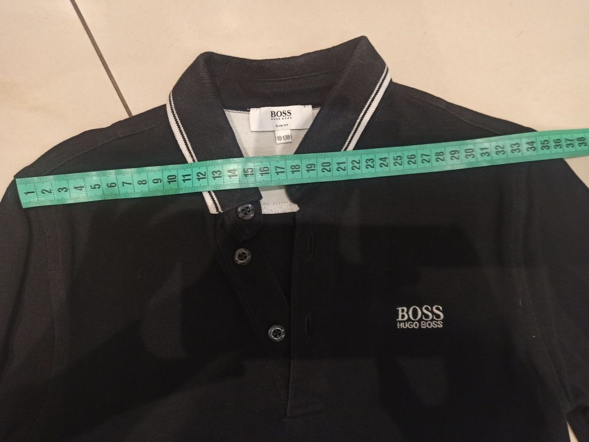 Bluzka polo z długim rękawem Hugo Boss dla chłopca, rozm. z metki 138