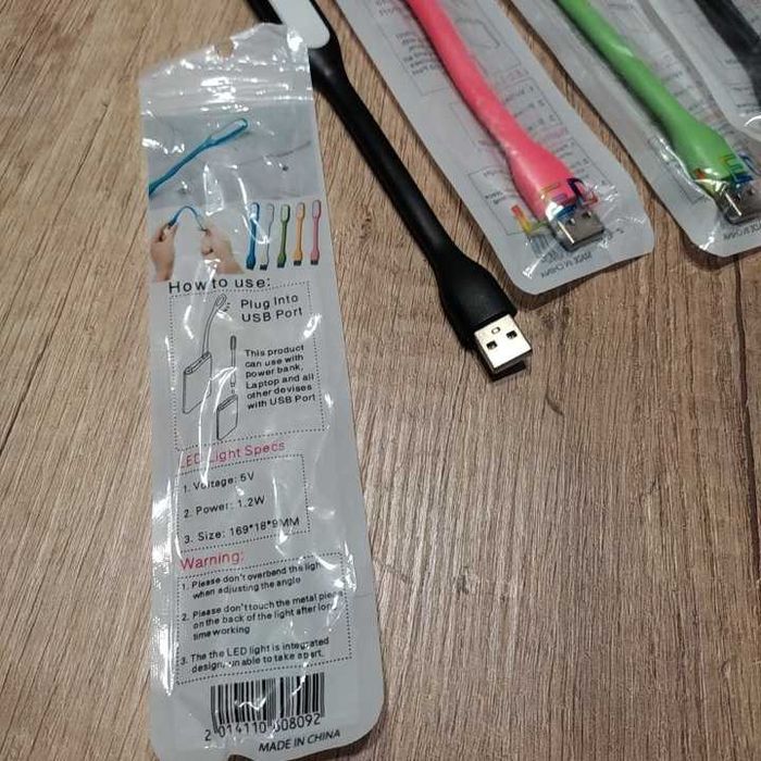 USB світлодіодна лампа Ліхтарик Нічник для ноутбука