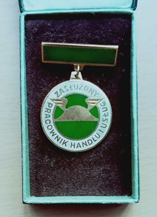 Odznaka zasłużony pracownik handlu i usług