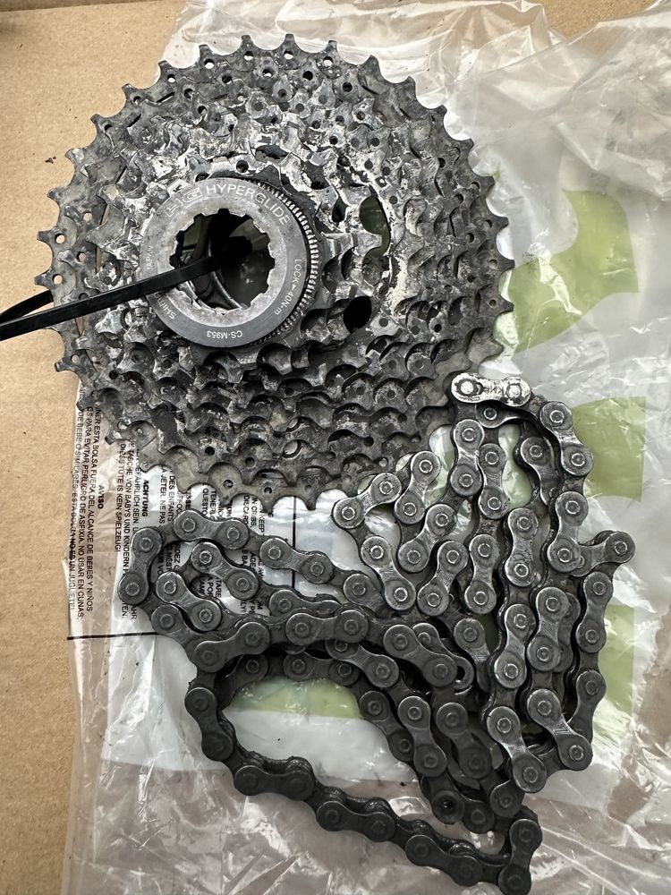 Grupa / napęd Shimano XTR 950 / 952 / 953 super stan