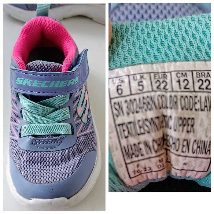 Суперові дитячі кросівки, кеди, мокасини бренду SKECHERS (США) 22р