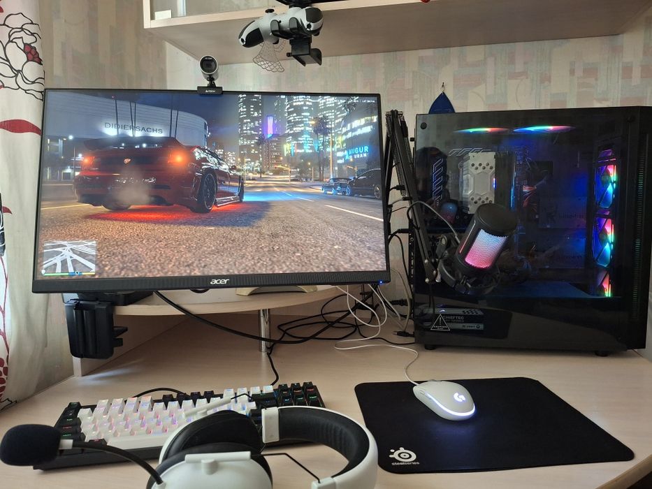 Ігровий ПК Ryzen 5 5600g / RTX 4060 /  + Монітор 180Hz, периферія