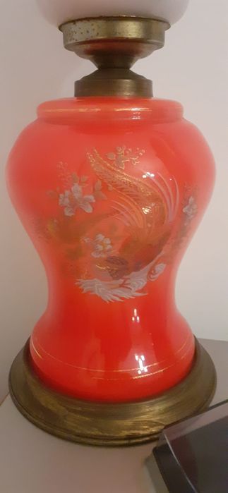 Candeeiro antigo em vidro