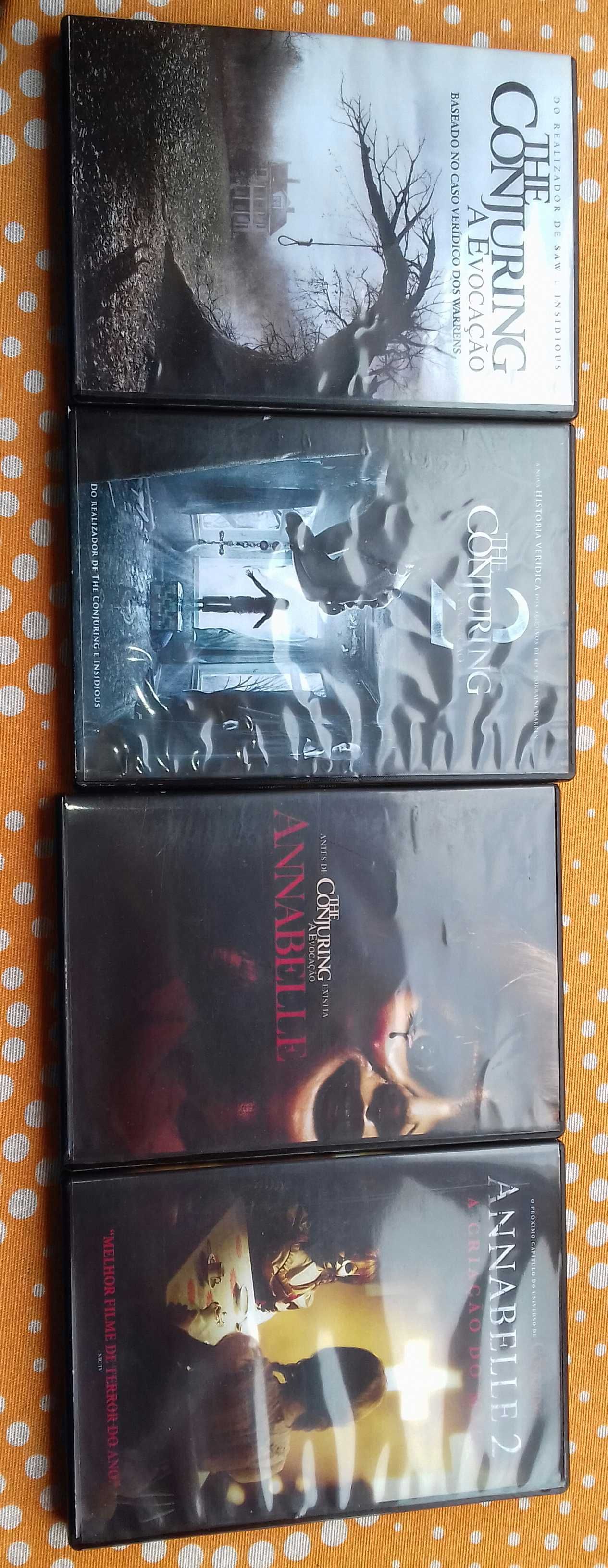 Dvd  Conjuring e Annabelle  conjunto 4 filmes