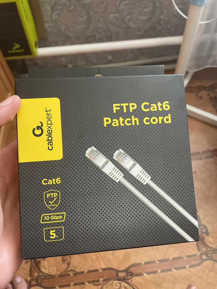 Інтернет кабель FTP Cat 6 Patch cord