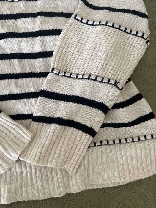 Оверсайз кофта в полоску