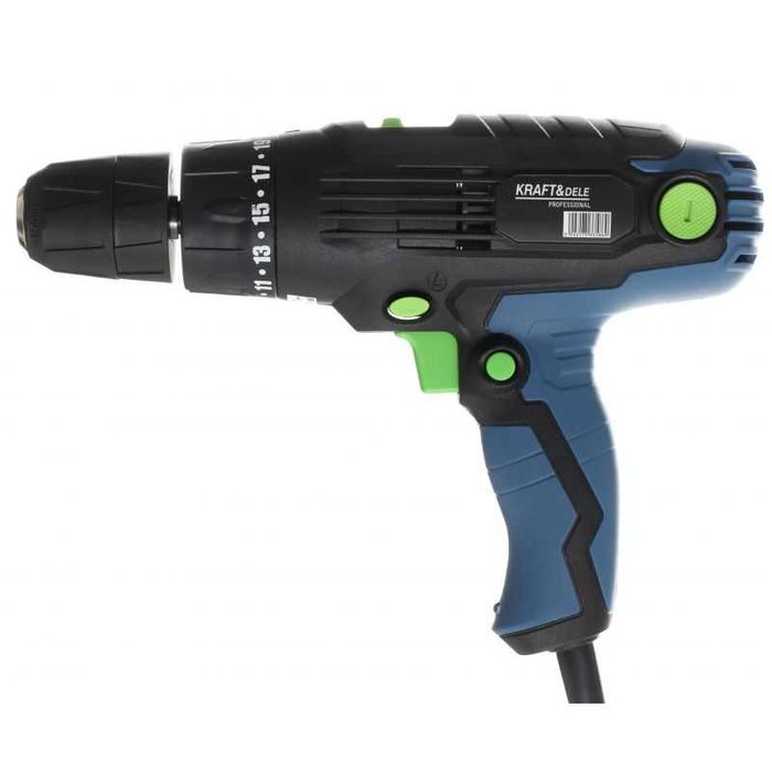 Wkrętarka wiertarka sieciowa elektryczna 2biegi LED 880W KD1673-Z NOWA