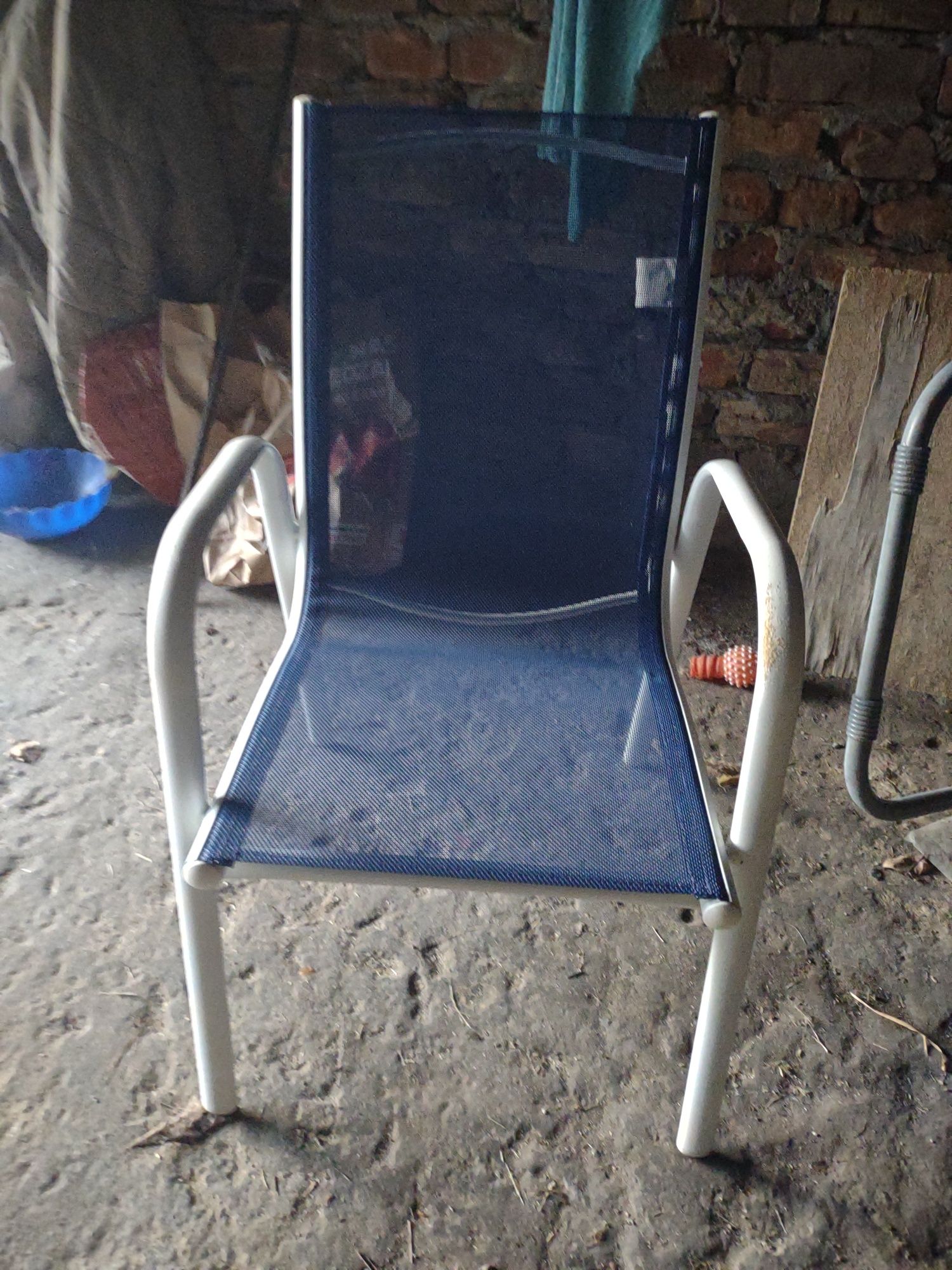 Krzesło ogrodowe metalowe dla dziecka. Odbiór osobisty.