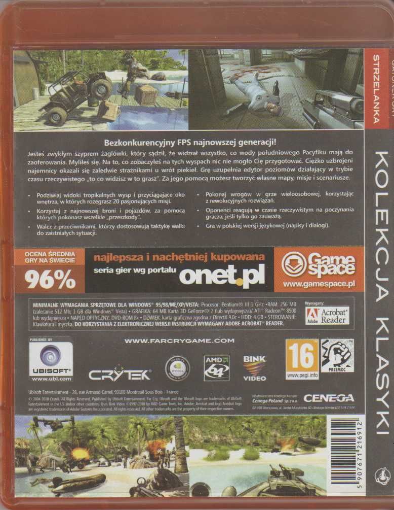 Komplet gier: Far Cry 1 i 2 plus gry z CD-Action 04/2013