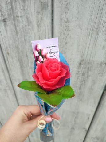 Подарунок із мила,троянди,квіти
