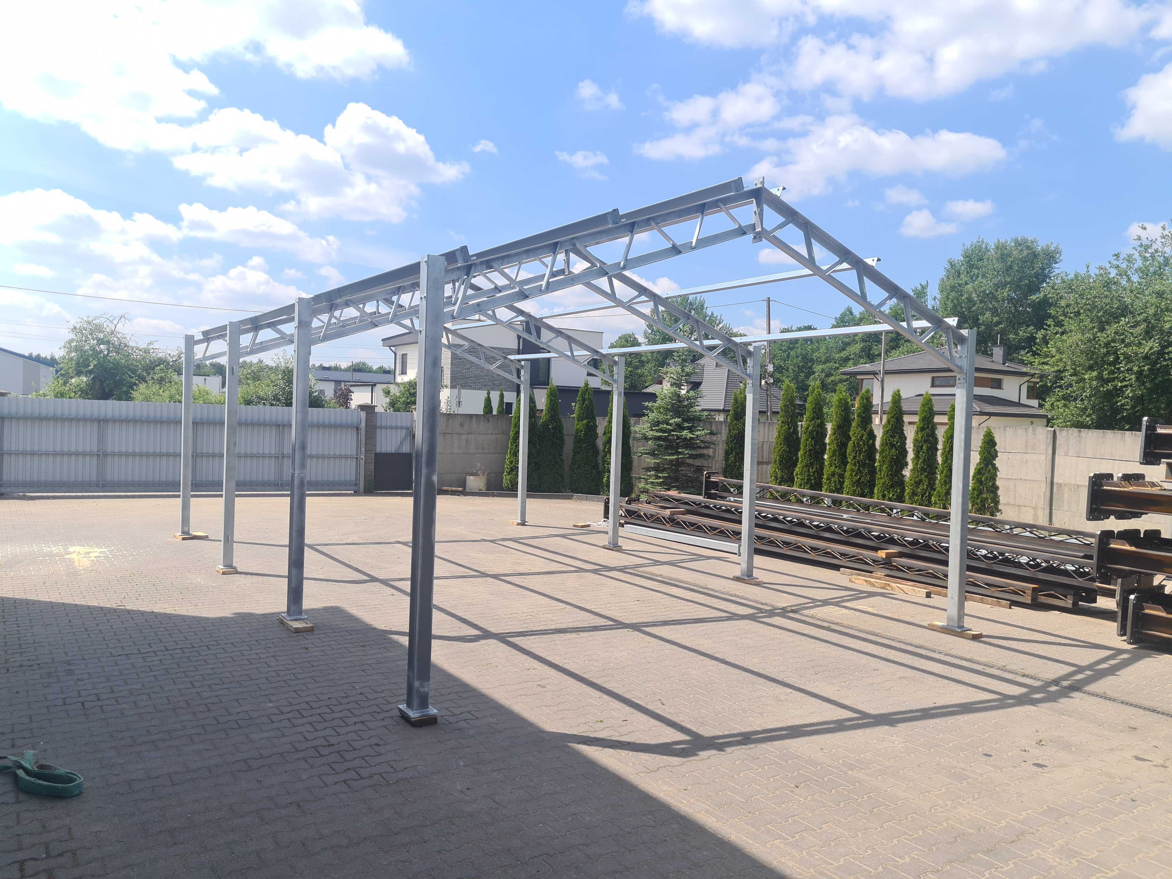 Hala, Magazyn, Wiata, Garaż, 8m  szerokości x 9m długości, h= 3m, NOWA
