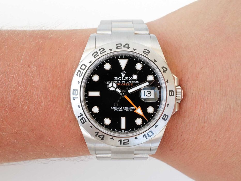 Rolex Explorer II Oyster Black Dial GMT 42mm