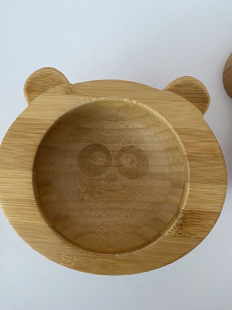 Комплект дитячого деревʼяного посуду