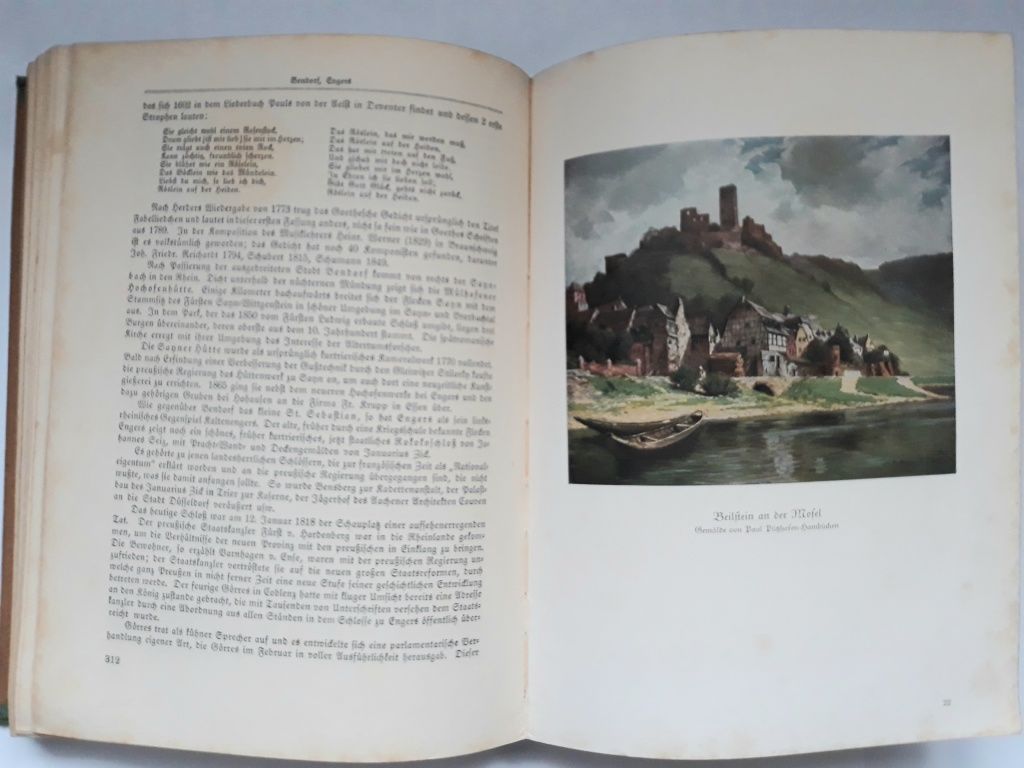 Das Buch von Rhein, książka niemiecka z 1925 roku, Georg Hölscher