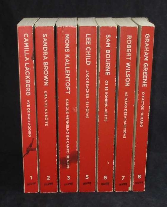 Livros Colecção Calafrio Policial